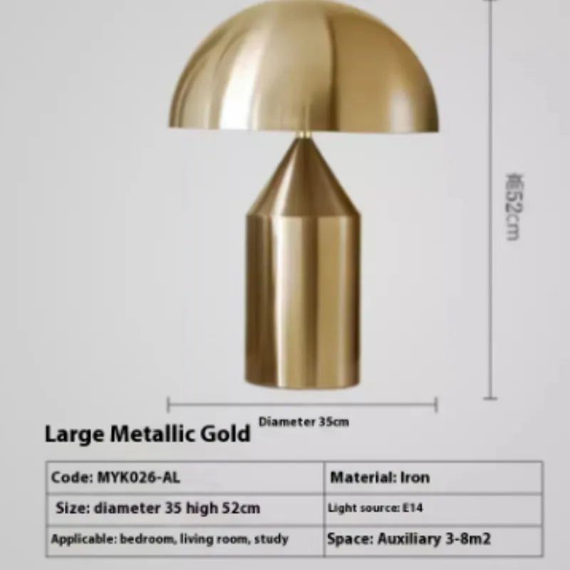 Copper Mushroom Light